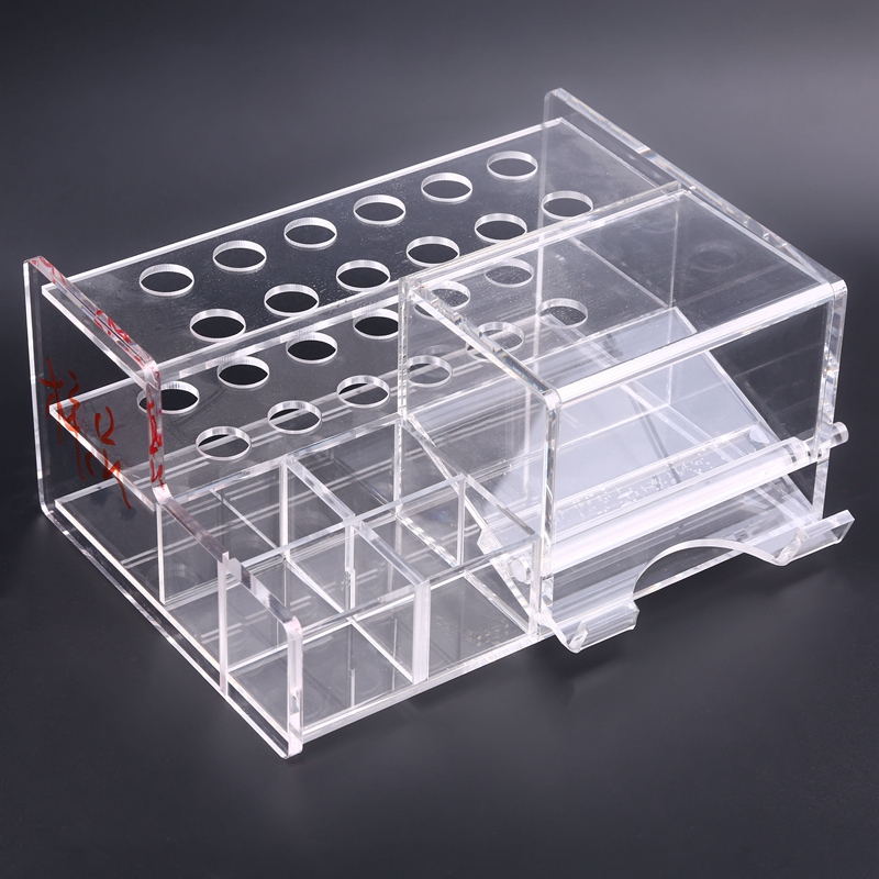 Acrylic Transparent Multi-Function Cotton Swab Box