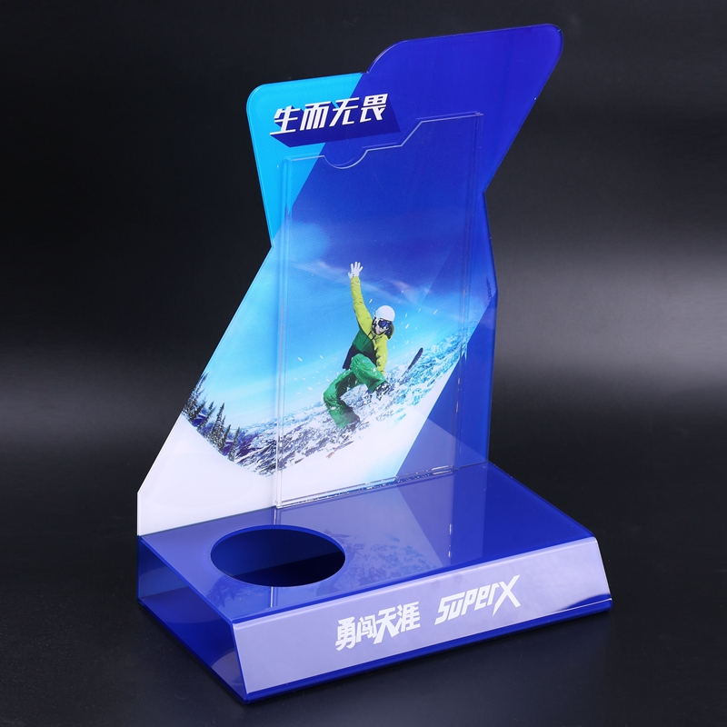 Acrylic Snow Beer Display Stand